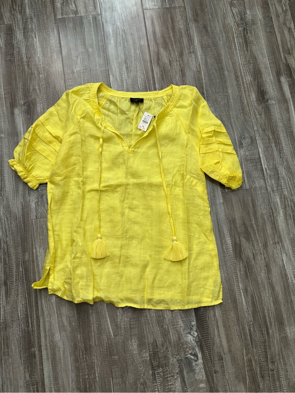 Women’s Yellow Talbots Blouse